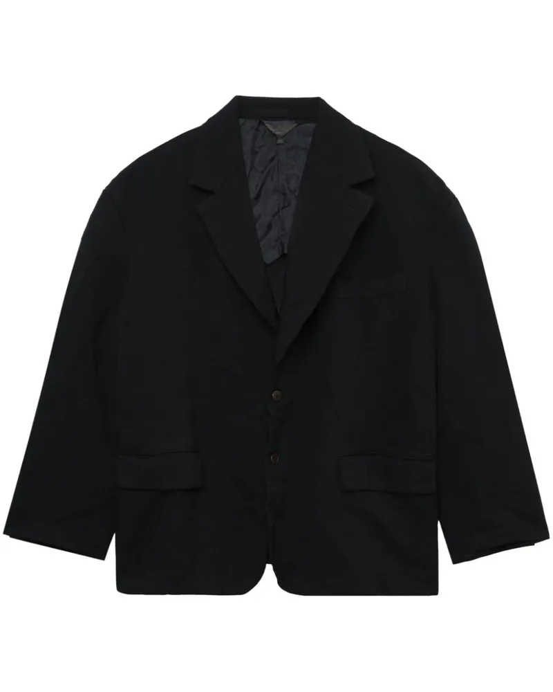 Comme des Garçons Einreihiger Blazer Schwarz