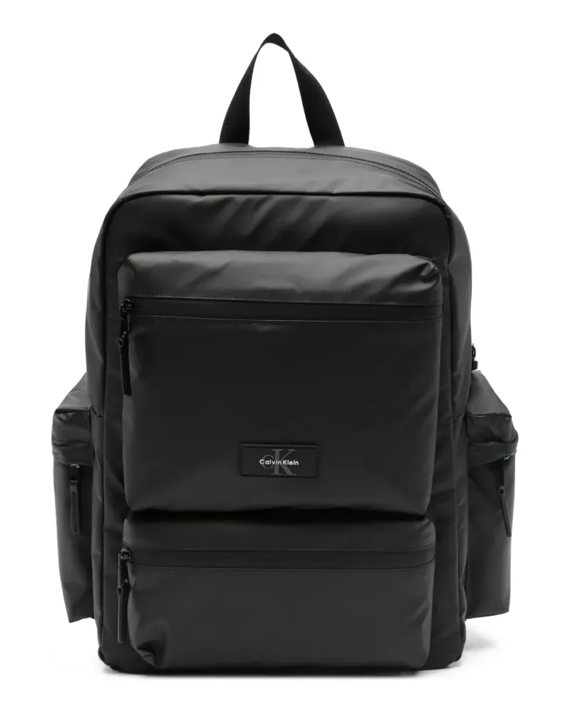 Calvin Klein Utility Pocket backpack - Schwarz Schwarz