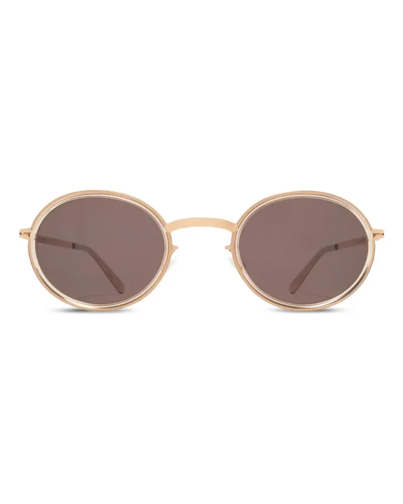 Mykita Berthold Brille mit rundem Gestell - Gold Gold