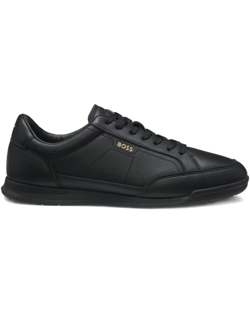 HUGO BOSS Nitan Sneakers mit Schnürung - Schwarz Schwarz