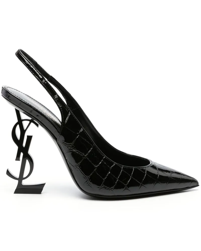 Saint Laurent Opyum Slingback-Pumps 115mm - Schwarz Schwarz
