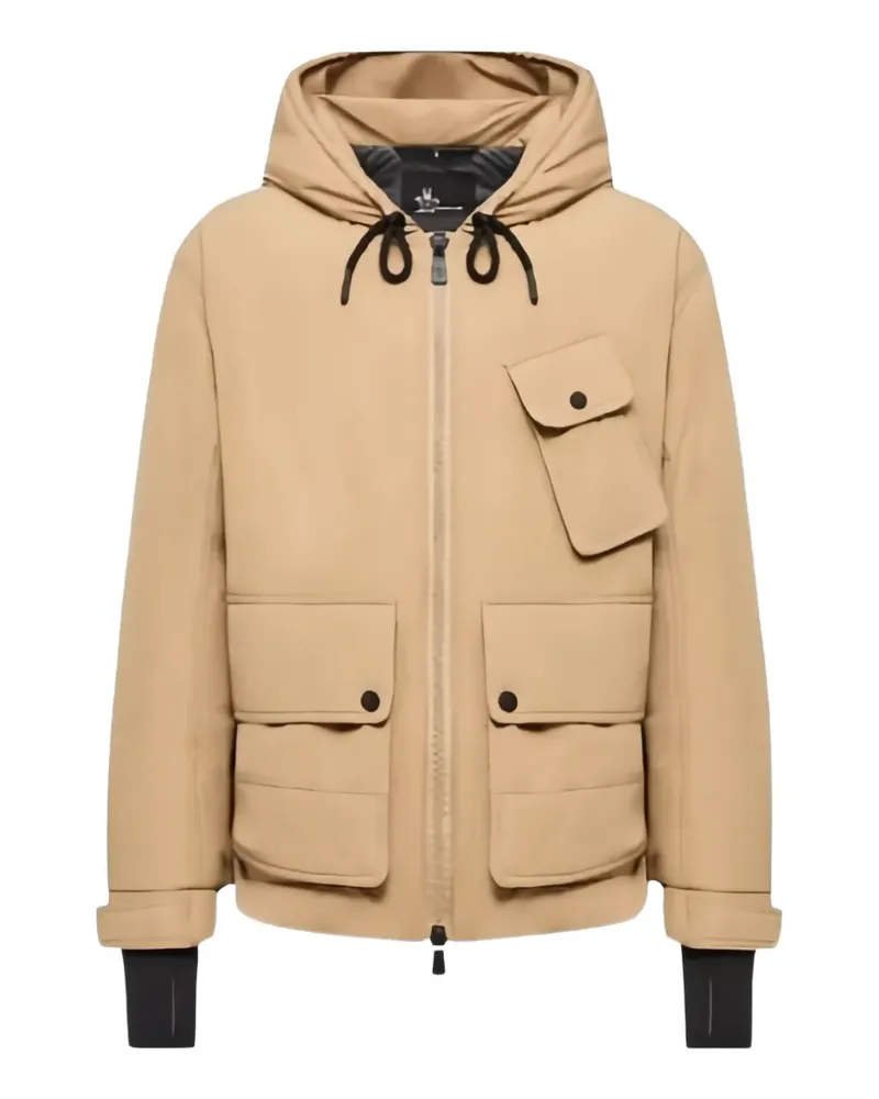 Moncler Ober Kapuzenjacke mit mehreren Taschen - Nude Nude