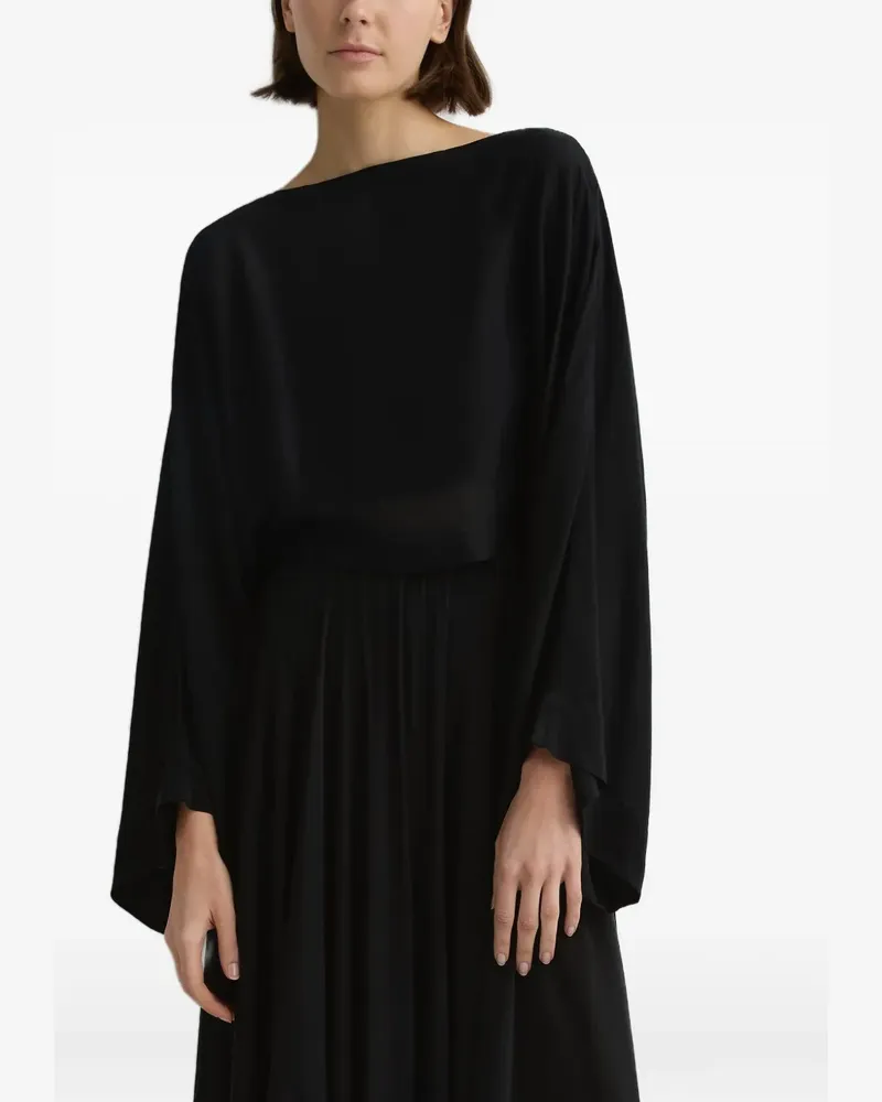 BONDI BORN Cremona kimono-sleeve blouse - Schwarz Schwarz