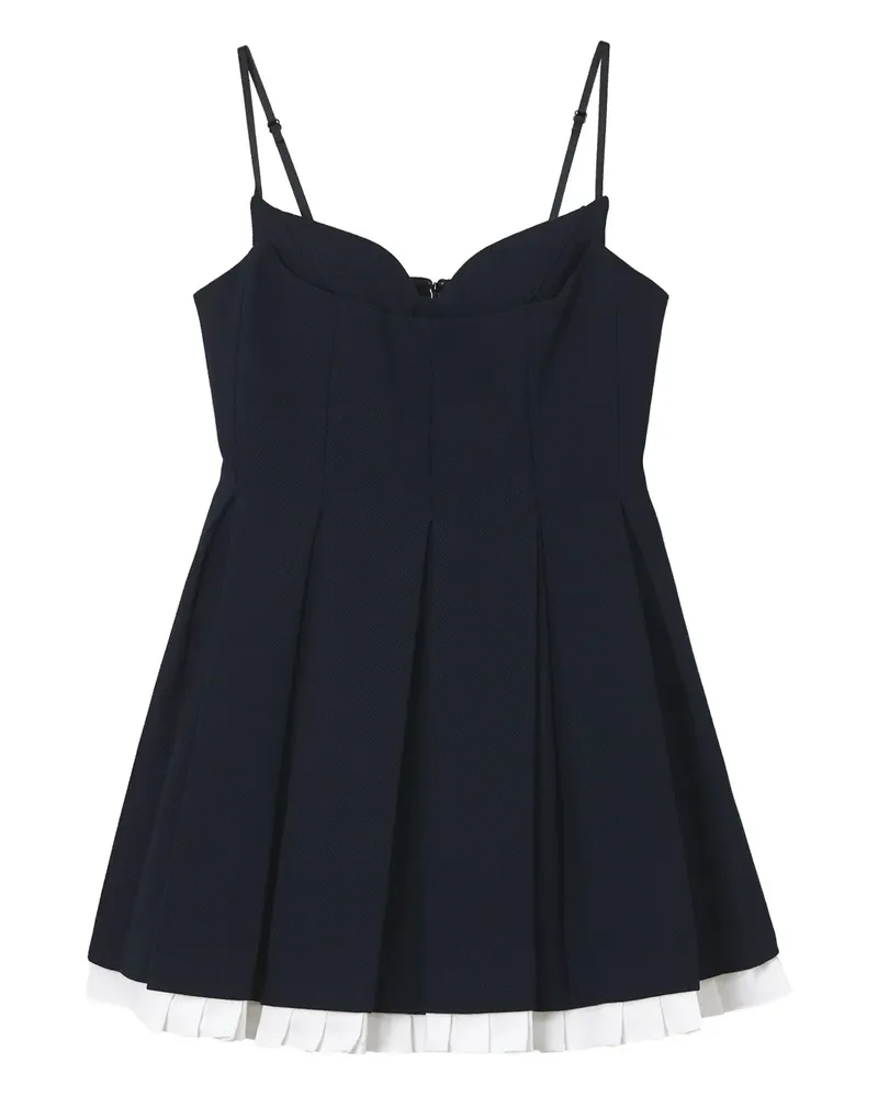 SHUSHU/TONG pleated mini dress - Blau Blau