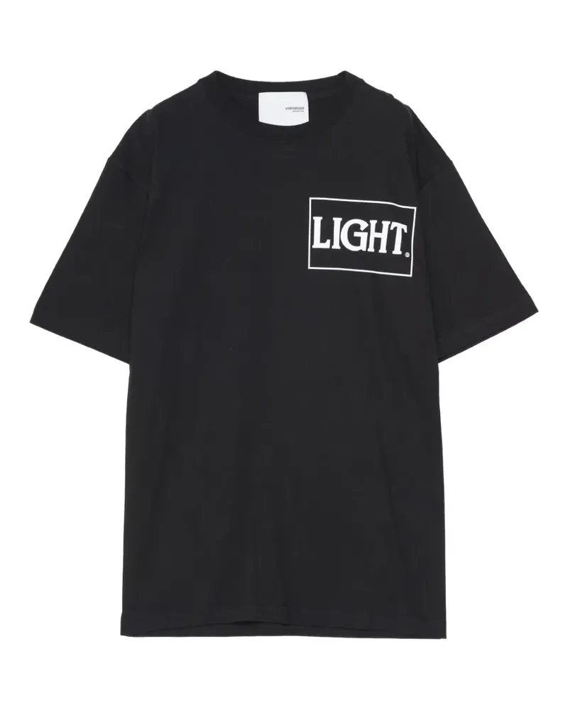 Yoshio Kubo T-Shirt mit grafischem Print - Schwarz Schwarz