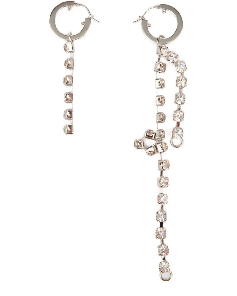 Maison Margiela Hängeohrringe mit poliertem Finish - Silber Silber