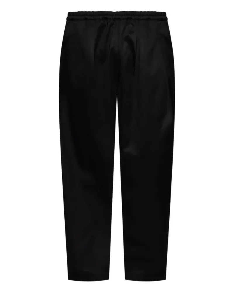 Maison Margiela Bundfaltenhose mit Kordelzug - Schwarz Schwarz