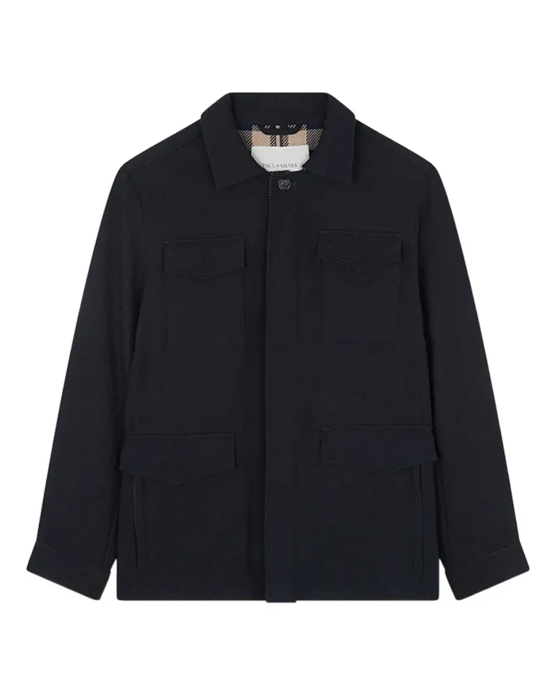 Paul & Shark Jacke im Utility-Look - Blau Blau
