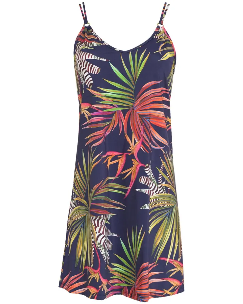 Lygia & Nanny Sardenha Bio Minikleid - Blau Blau
