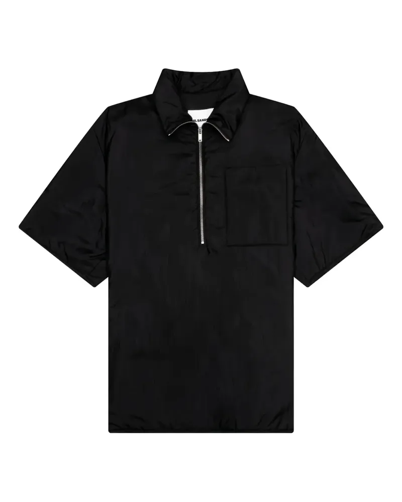 Jil Sander Hemd mit Reißverschlusstaschen - Schwarz Schwarz