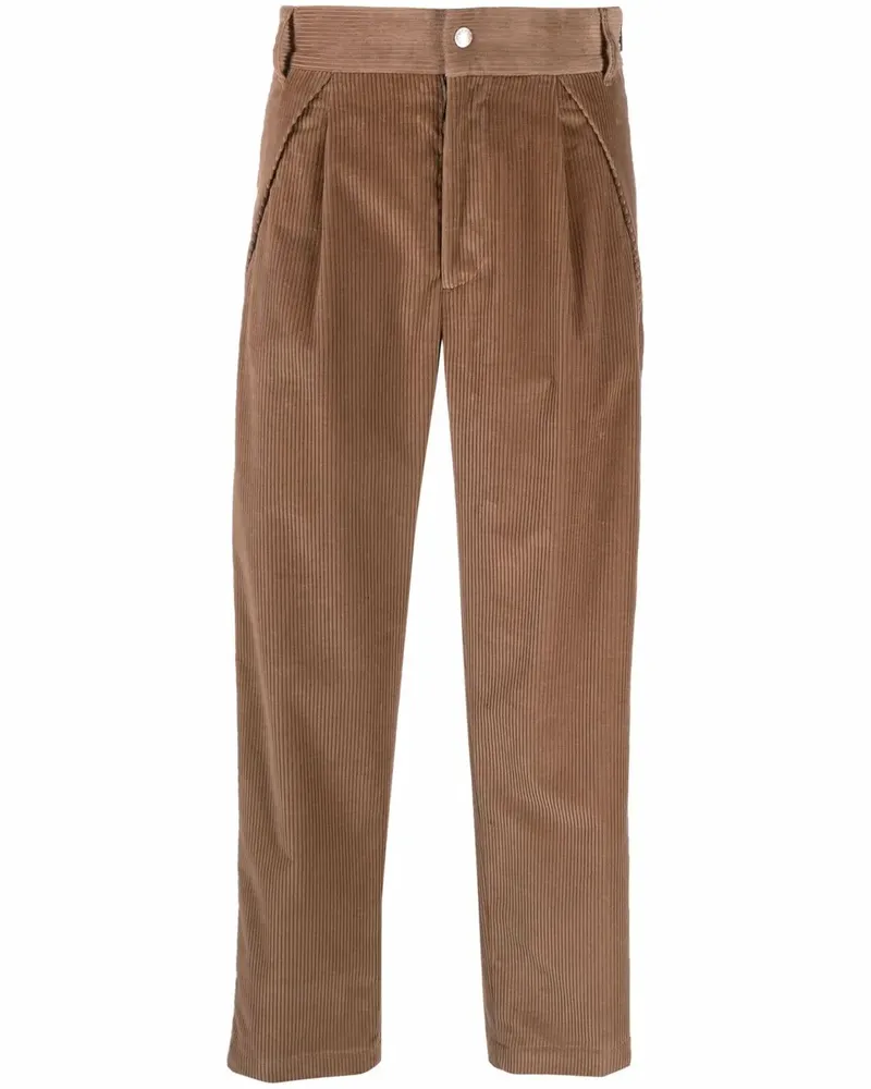 Palm Angels x Moncler Cordhose - Braun Braun