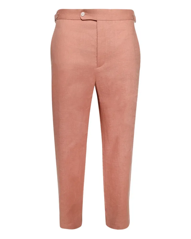 BODE Hose aus Leinen - Rosa Rosa