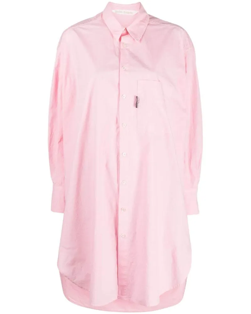 Palm Angels Langärmeliges Hemdkleid - Rosa Rosa
