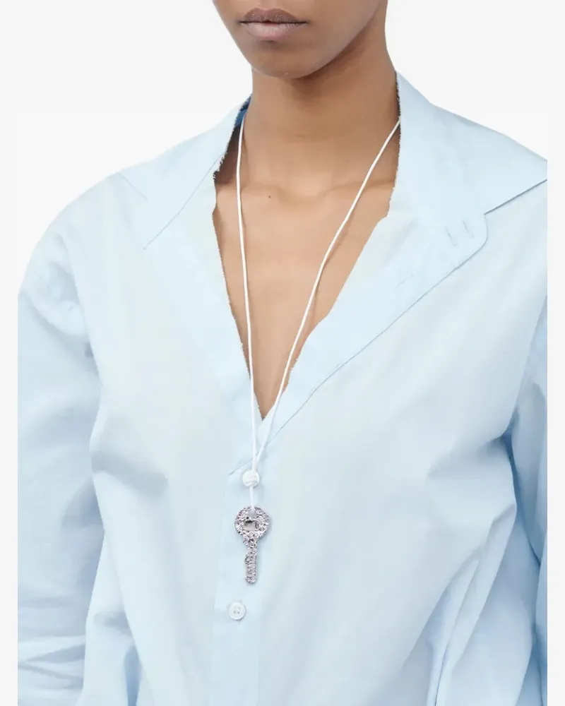 Maison Margiela foil key necklace - Silber Silber