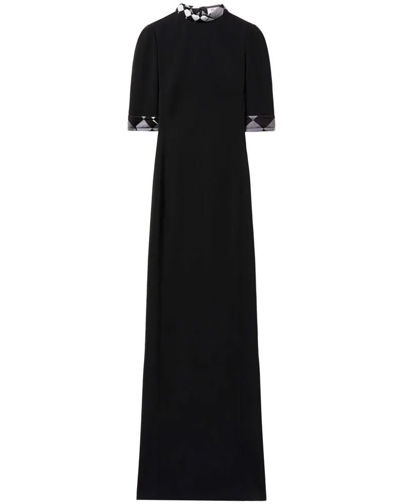 Emilio Pucci Giardino Maxikleid - Schwarz Schwarz