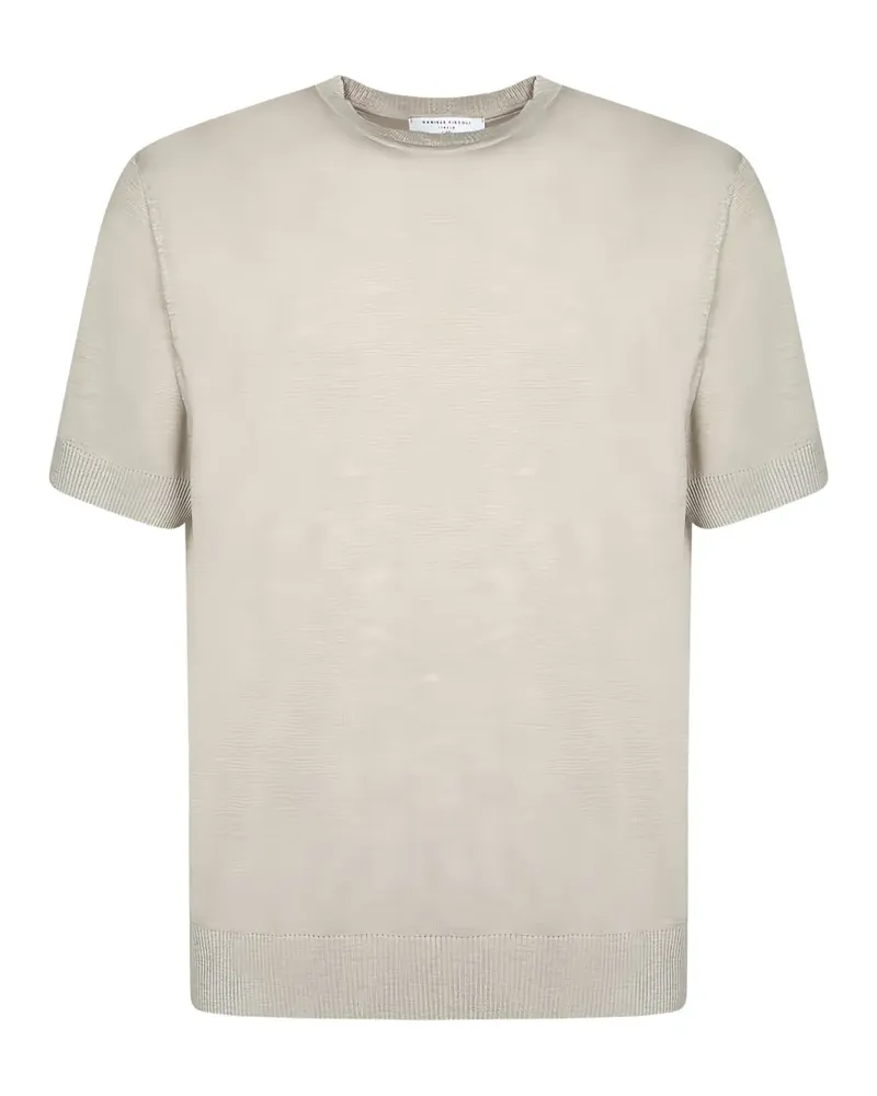 Daniele Fiesoli T-Shirt mit Slub-Struktur - Nude Nude