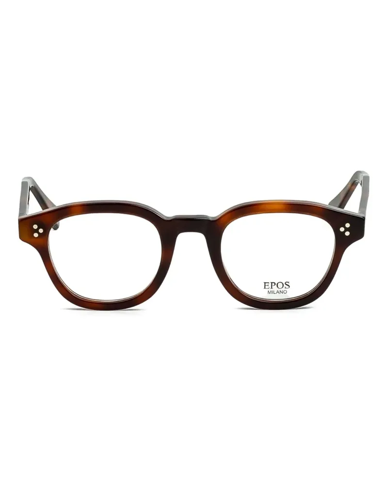 EPOS Broadway Brille mit rundem Gestell - Braun Braun
