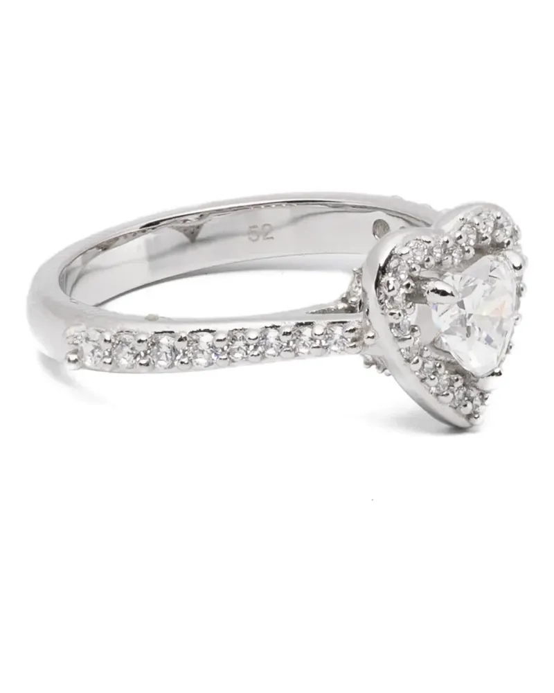 Swarovski Ring mit Herz - Silber Silber