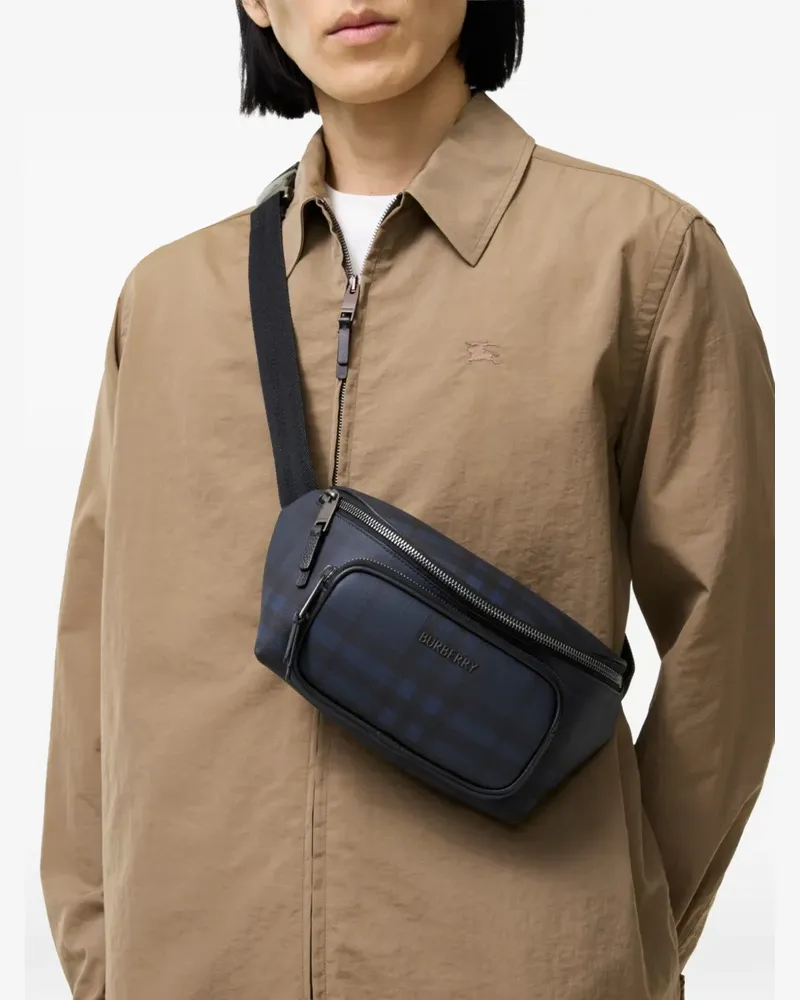 Burberry City Check Gürteltasche - Blau Blau