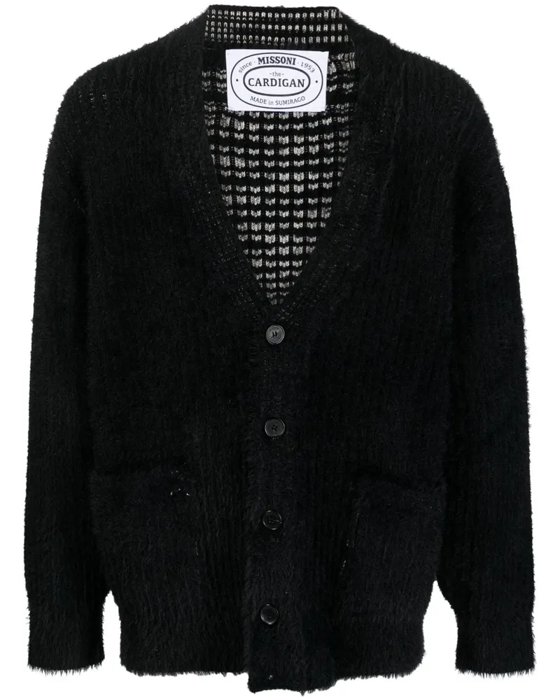 Missoni Cardigan mit V-Ausschnitt - Schwarz Schwarz