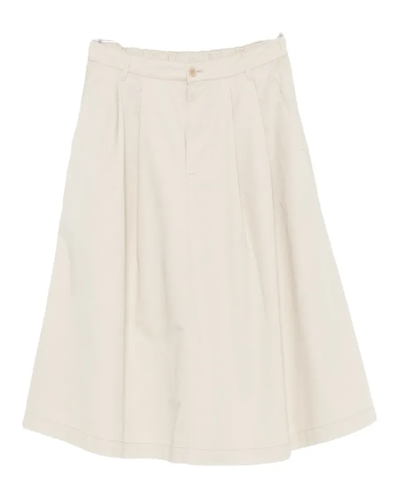 ASPESI pleated A-line skirt - Grau Grau