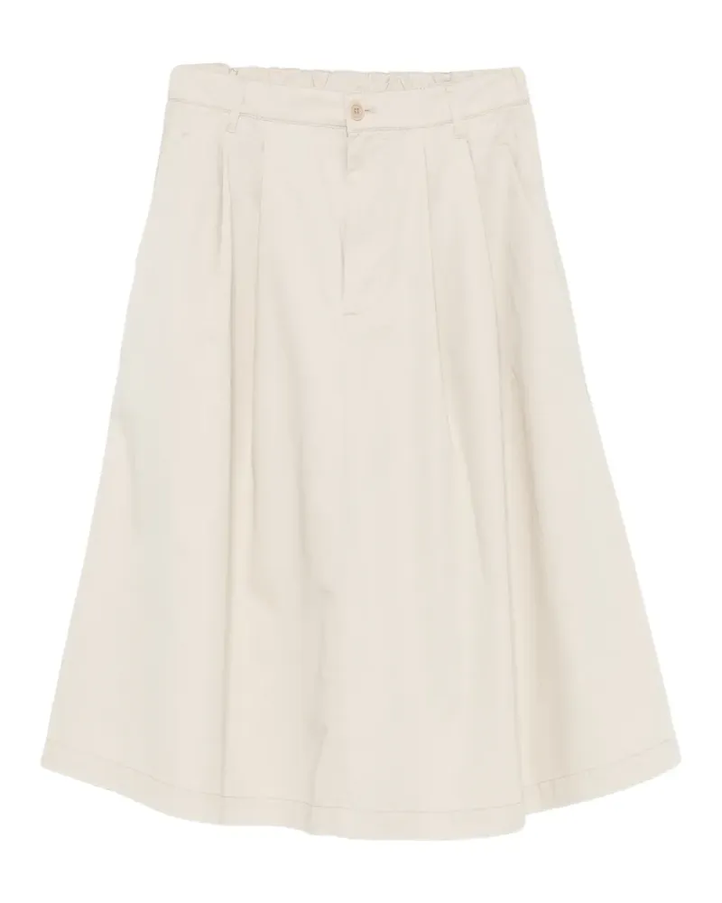 ASPESI pleated A-line skirt - Grau Grau