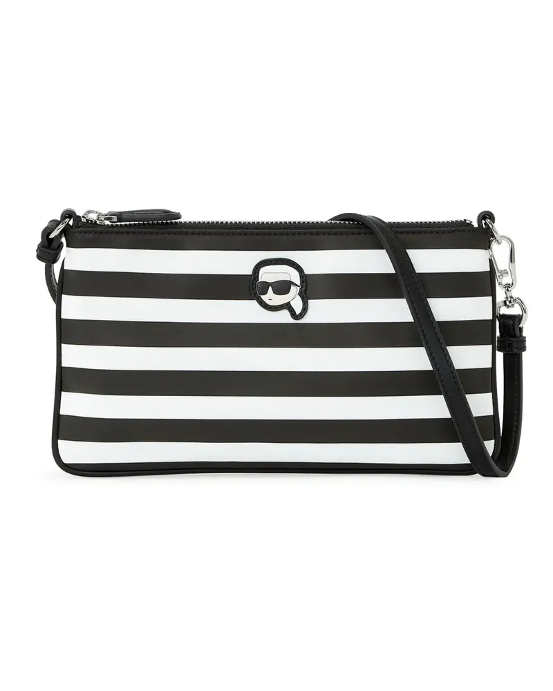 Karl Lagerfeld Ikon Schultertasche - Schwarz Schwarz