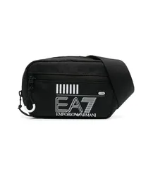 EA7 Gürteltasche mit Logo-Print Schwarz