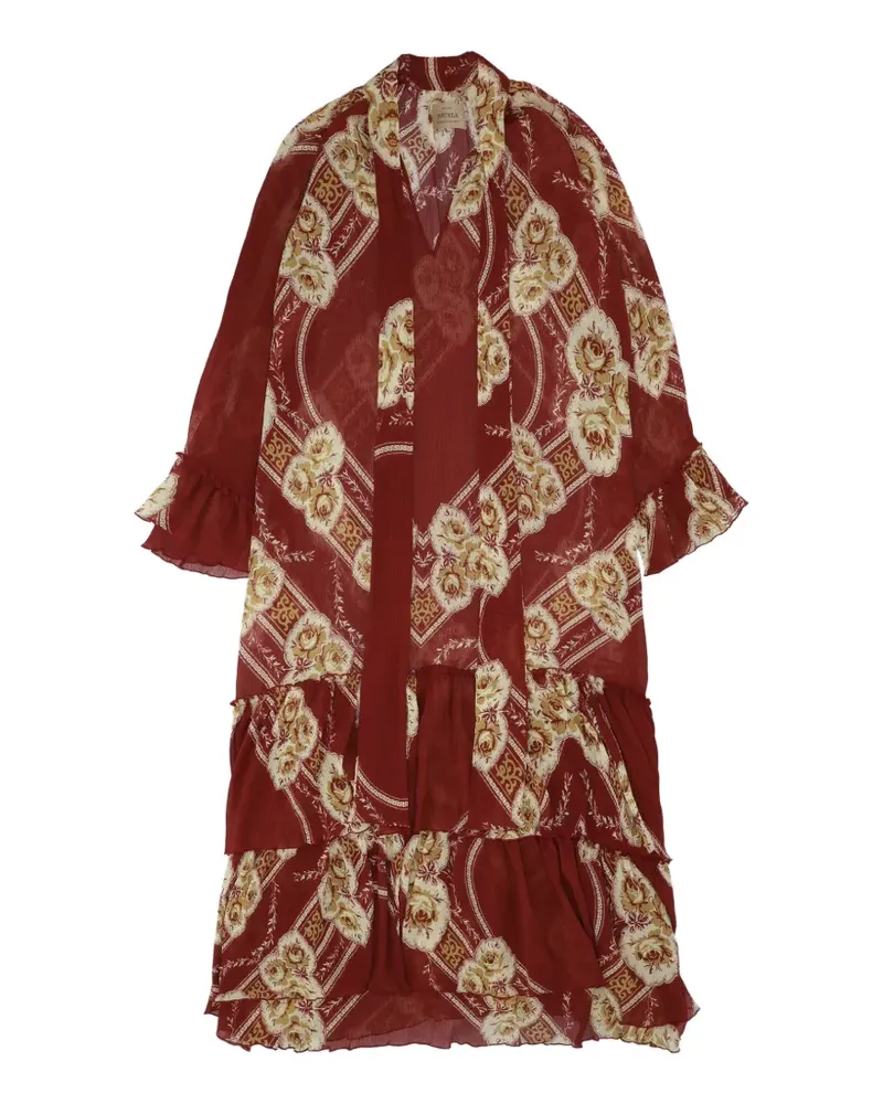 Fortela Aradia ruffled dress - Rosa Rosa