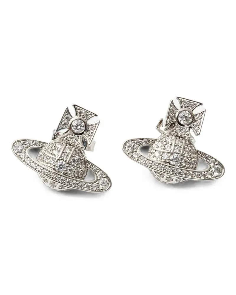 Vivienne Westwood Carmela Bas Relief Ohrringe - Silber Silber