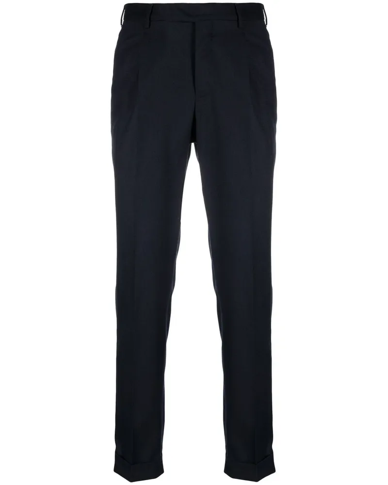 PT TORINO Tief sitzende Tapered-Hose - Blau Blau