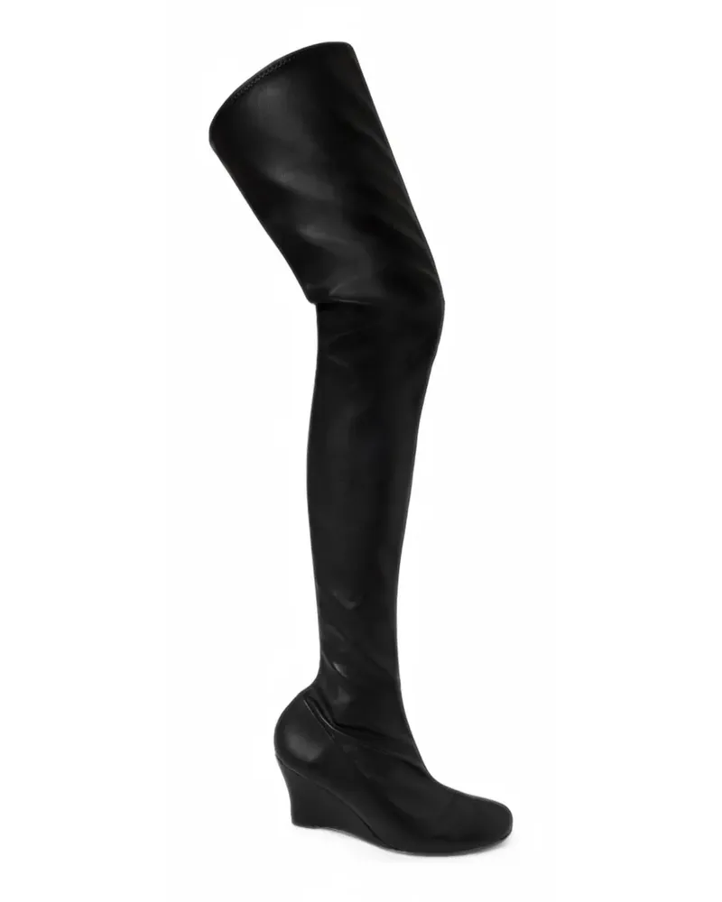 GIMAGUAS over-the-knee wedge boots - Schwarz Schwarz