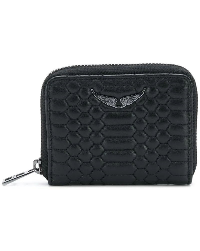 Zadig & Voltaire Mini Portemonnaie - Schwarz Schwarz