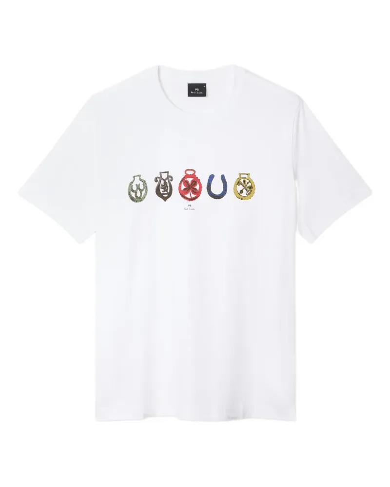 Paul Smith printed T-shirt - Weiß Weiß