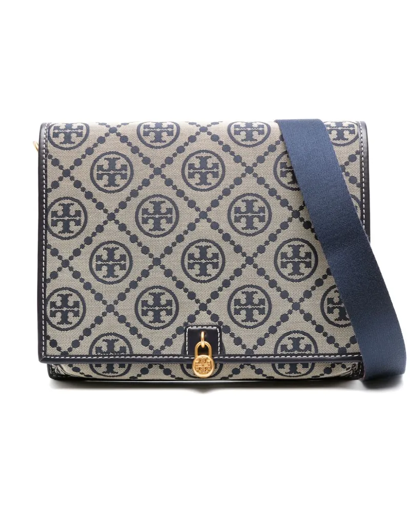 Tory Burch Umhängetasche aus Canvas Blau