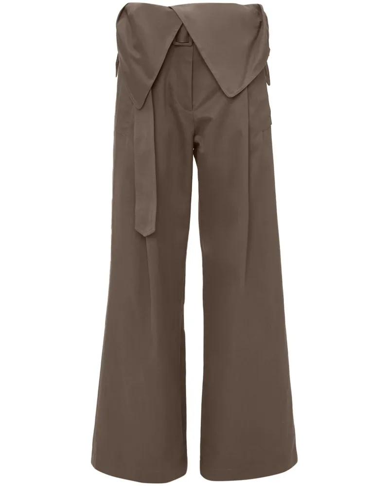 J.W.Anderson Trenchhose mit Umschlag - Braun Braun