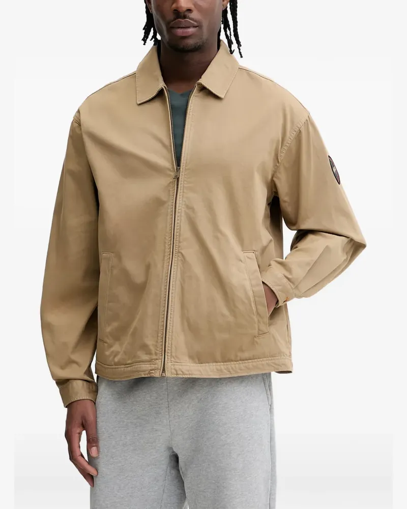 Napapijri Arrayanes Jacke mit Logo-Patch - Nude Nude