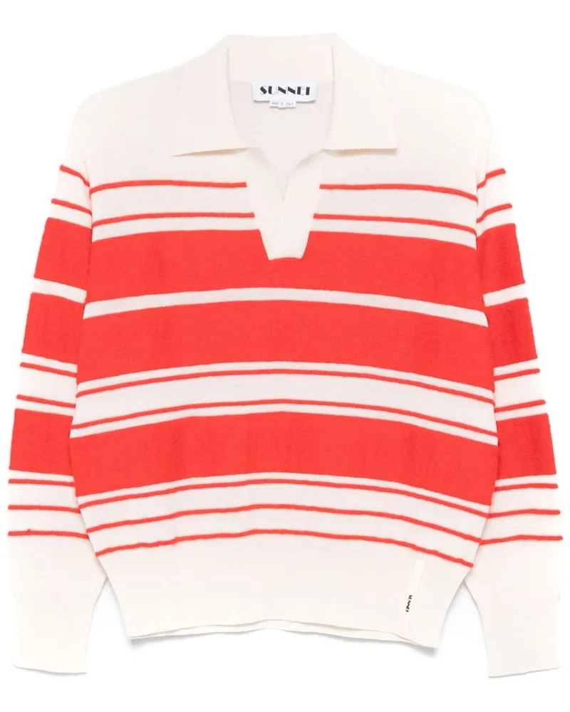 SUNNEI Gestreifter Pullover - Nude Nude