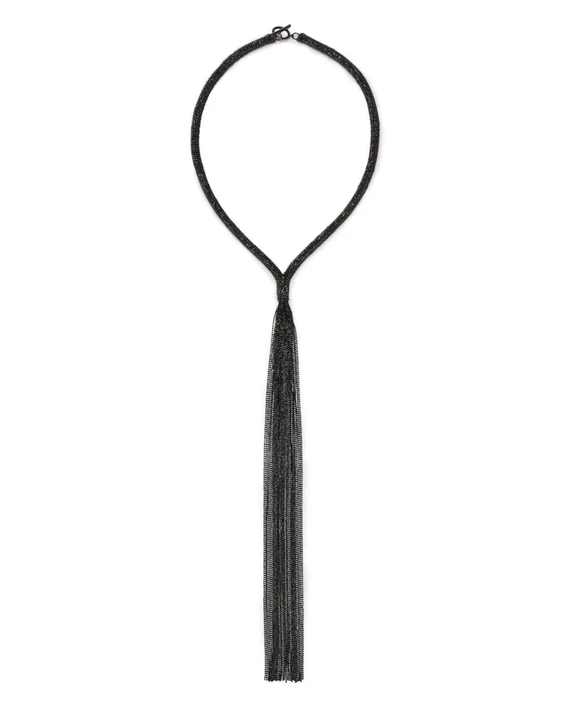 Brunello Cucinelli Monili Halskette - Schwarz Schwarz