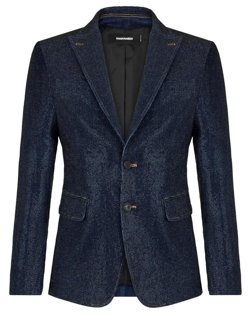 Dsquared2 Einreihiges Jeanssakko - Blau Blau