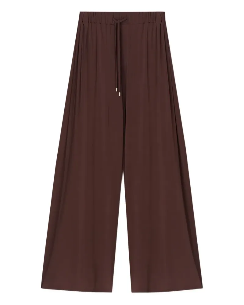 AERON Drapierte Jerseyhose - Braun Braun