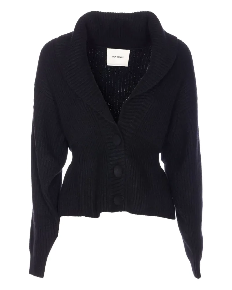 Lisa Yang Alessandra cardigan - Schwarz Schwarz