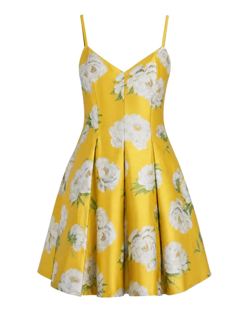 Alice + Olivia Isabelle Minikleid - Gelb Gelb