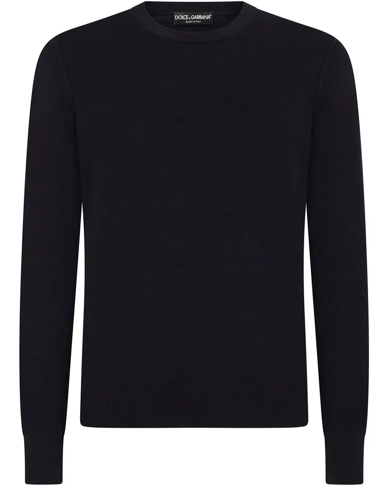 Dolce & Gabbana Pullover mit Rundhalsausschnitt - Blau Blau