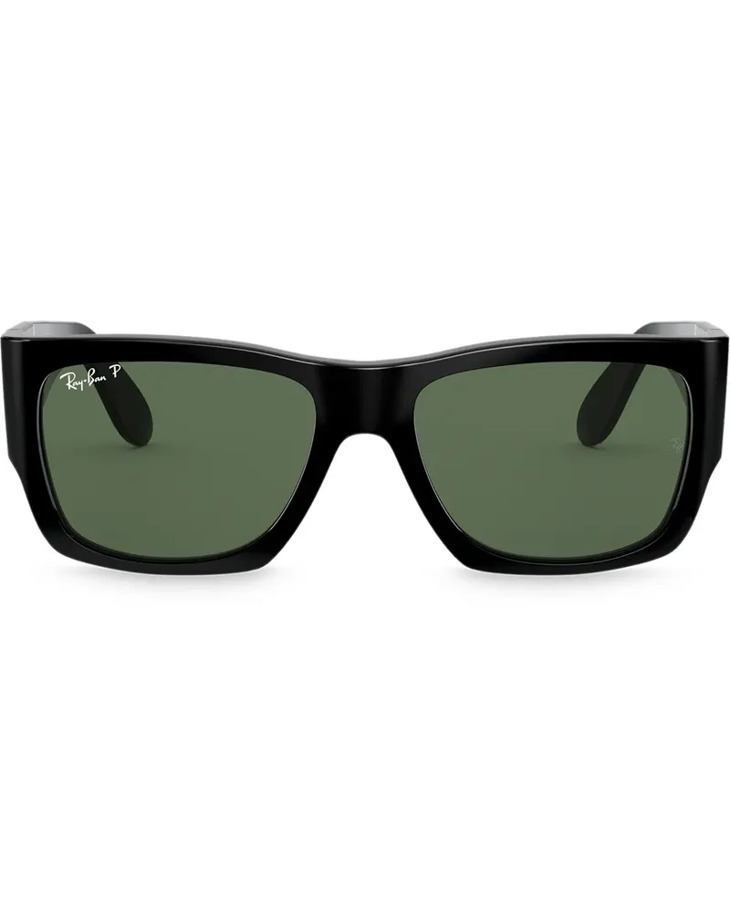 Ray Ban Nomad' Sonnenbrille im "Wayfarer"-Stil - Schwarz Schwarz