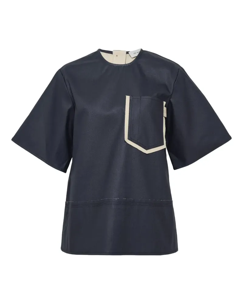 Lee Mathews Henry chest-pocket shirt - Blau Blau