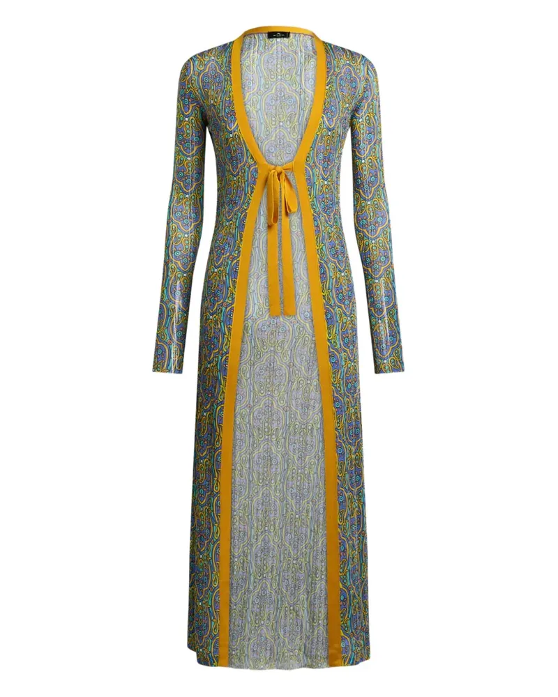 Etro Cardigan mit Blumen-Print - Orange Orange