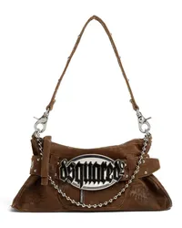 Dsquared2 Gothic Cord-Schultertasche Braun