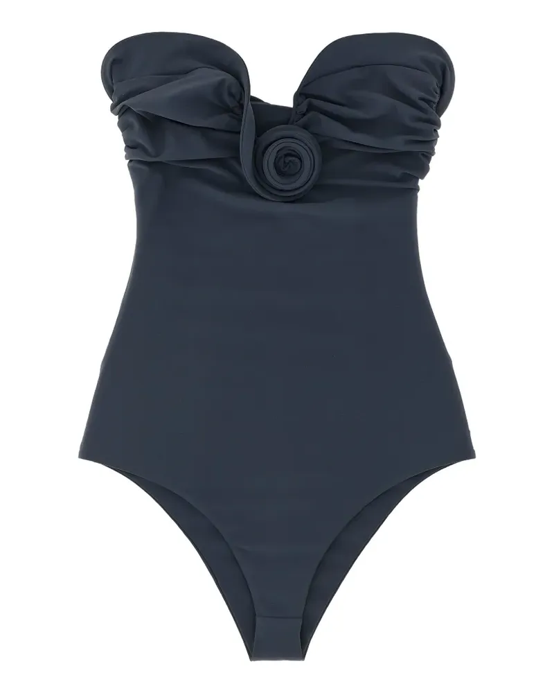 Magda Butrym flower-detail swimsuit - Blau Blau