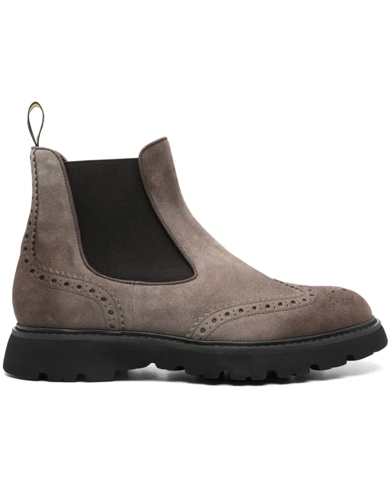 Doucal´s Chelsea-Boots aus Wildleder - Braun Braun